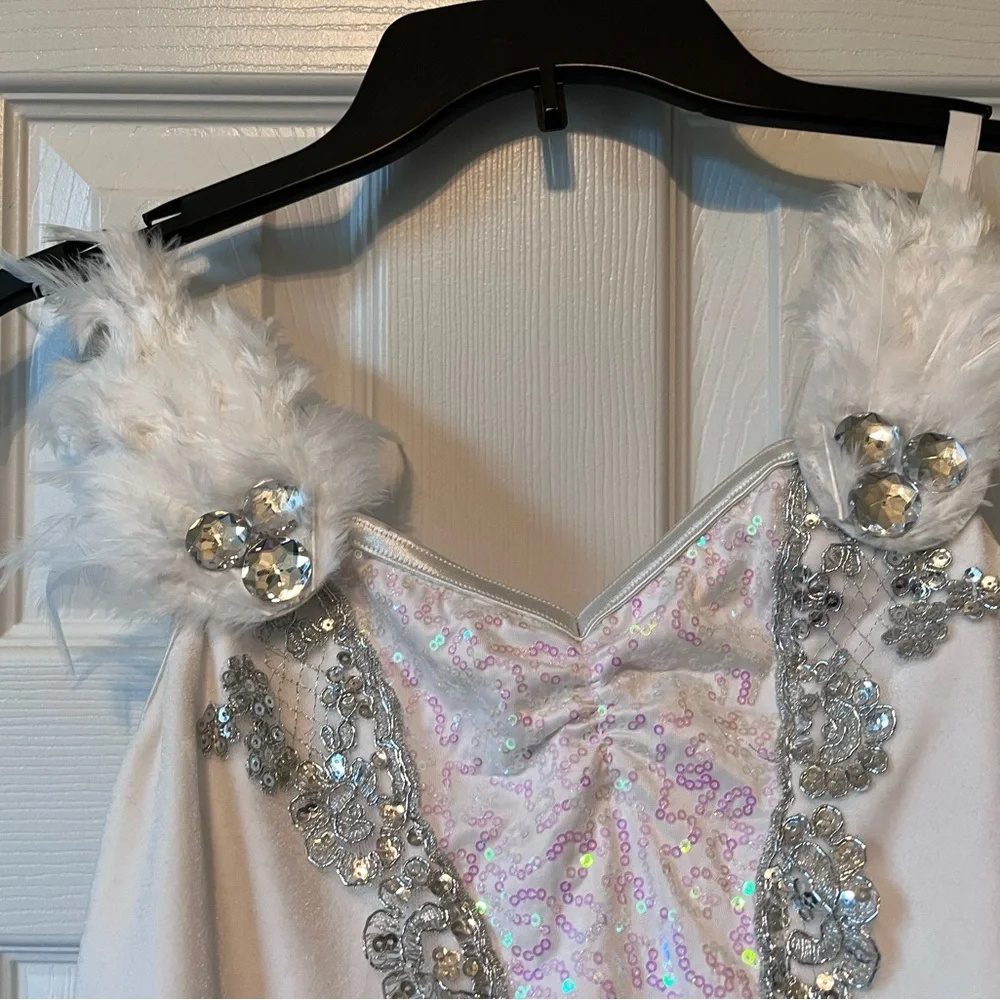 Weissman Dance White Ballet Costume Style 13663 Swan Lake - Size Medium Adult - Picture 3 of 16